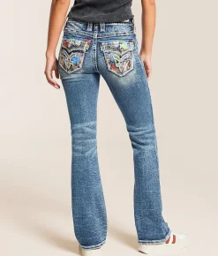 Rock Revival Harlow Mid-Rise Boot Stretch Jean Harlow MB205 Outlet