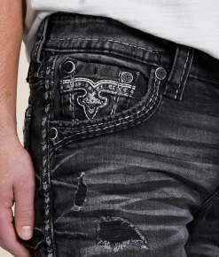 Bottoms|Shorts | Rock Revival Harman 12" Stretch Short Harman H201
