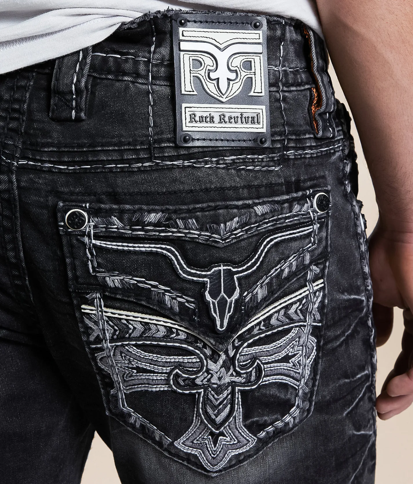 Bottoms|Shorts | Rock Revival Harman 12" Stretch Short Harman H201