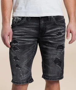 Bottoms|Shorts | Rock Revival Harman 12" Stretch Short Harman H201
