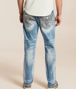 Rock Revival Harman Relaxed Taper Stretch Jean Harman EQ200 Discount