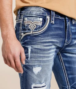 Bottoms|Shorts | Rock Revival Harold 12" Stretch Short Harold H202