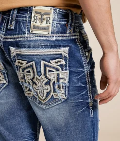 Bottoms|Shorts | Rock Revival Harold 12" Stretch Short Harold H202