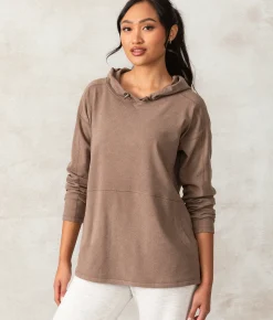 Tops|Activewear | Buckle Black Harper Hoodie Cocoa