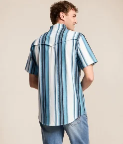 Tops | Ferrell Harrison Performance Stretch Shirt Blue