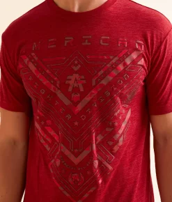 American Fighter Harshaw T-Shirt Cherry Dk Cherry Outlet