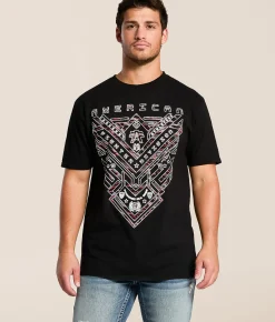 Tops|Graphic T-Shirts | American Fighter Harshaw T-Shirt Black