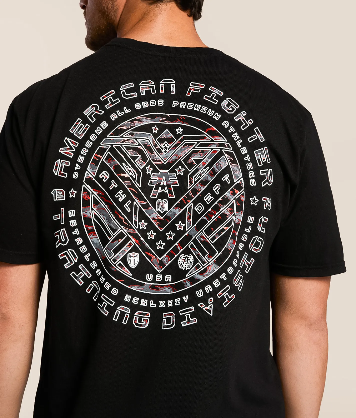 Tops|Graphic T-Shirts | American Fighter Harshaw T-Shirt Black