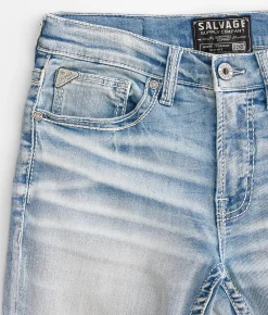 Sale Jeans|Bottoms | Salvage Havoc Straight Stretch Jean Corinth