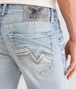 Sale Jeans|Bottoms | Salvage Havoc Straight Stretch Jean Corinth