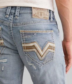 Sale Jeans|Bottoms | Salvage Havoc Straight Stretch Jean Chalandri