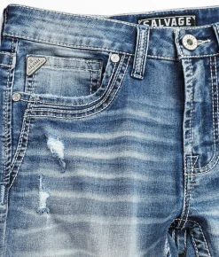 Sale Jeans|Bottoms | Salvage Havoc Straight Stretch Jean Mars