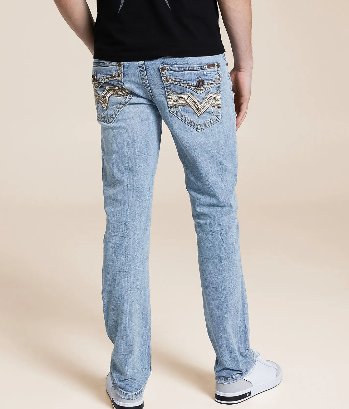 Salvage Havoc Straight Stretch Jean Surly Darkness Outlet