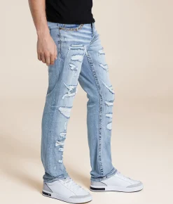 Salvage Havoc Straight Stretch Jean Surly Darkness Outlet