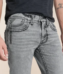 Salvage Havoc Straight Stretch Jean Galactic Brew Clearance