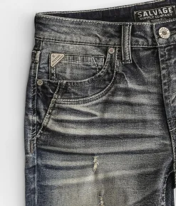 Sale Jeans|Bottoms | Salvage Havoc Straight Stretch Jean Belmont