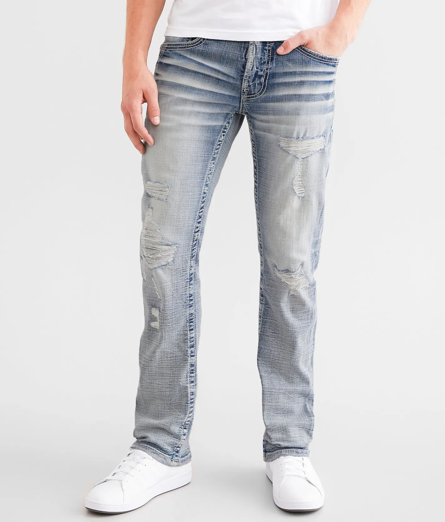 Salvage Havoc Straight Stretch Jean Tropic Slam Clearance