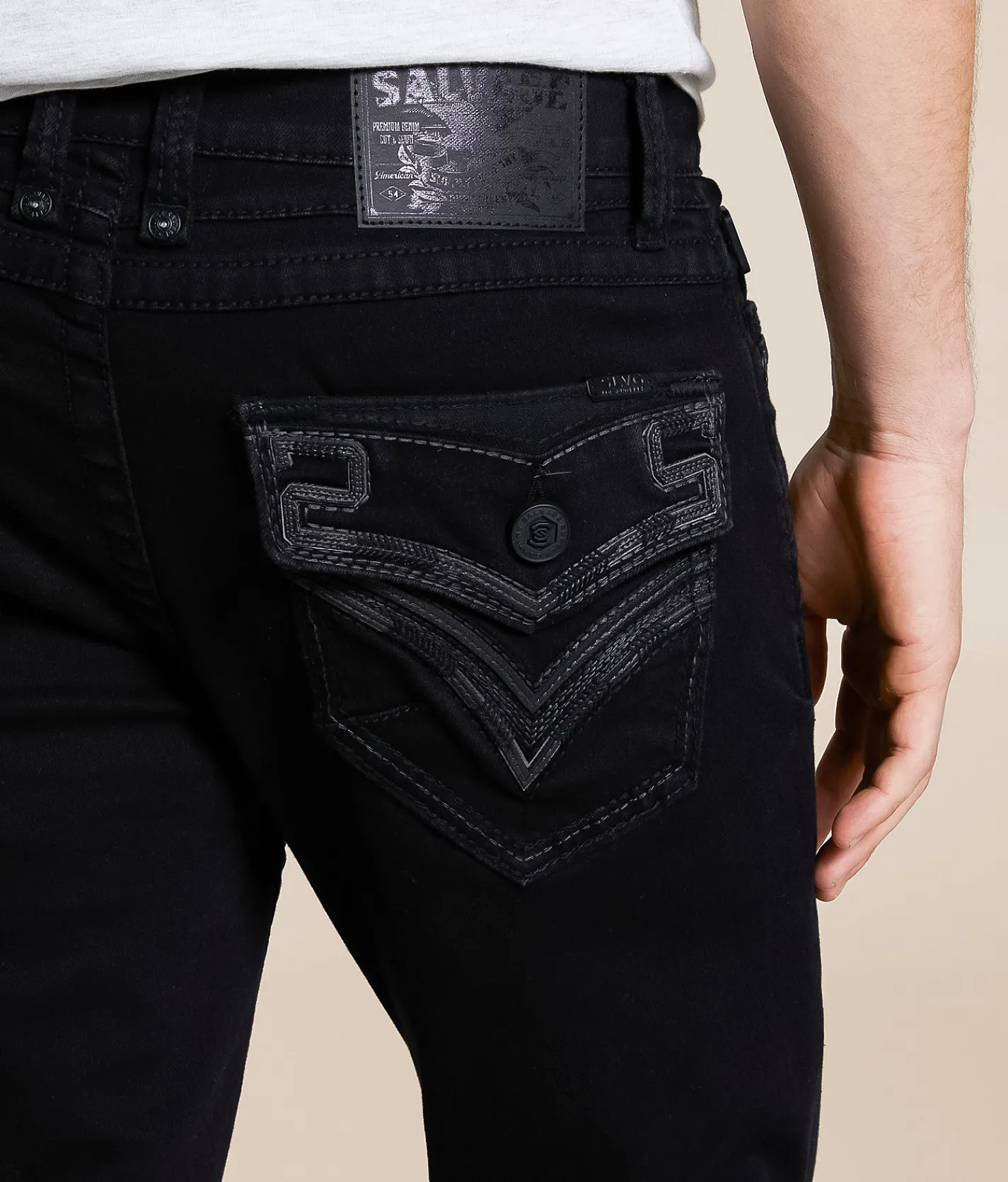 Bottoms|Jeans | Salvage Havoc Straight Stretch Jean Midnight Sun