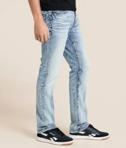 Salvage Havoc Straight Stretch Jean Electric Ale Discount