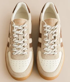 Shoes | Gola® Hawk Leather Sneaker White Bone Otter Gum