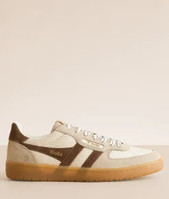 Shoes | Gola® Hawk Leather Sneaker White Bone Otter Gum