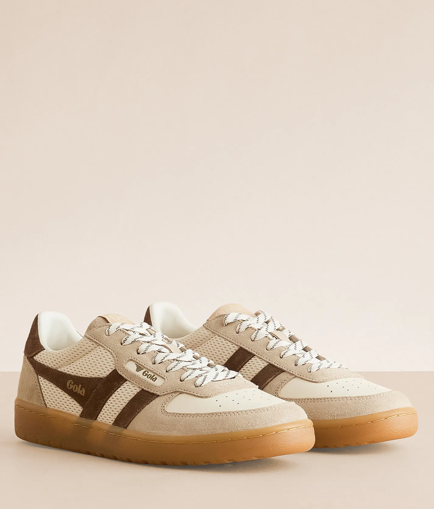 Shoes | Gola® Hawk Leather Sneaker White Bone Otter Gum