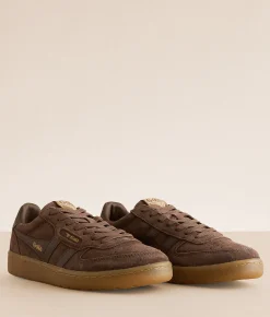 Shoes | Gola® Hawk Leather 86 Sneaker Otter Gum