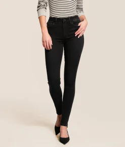 VERVET by Flying Monkey Haylie High Rise Skinny Stretch Jean Black Best