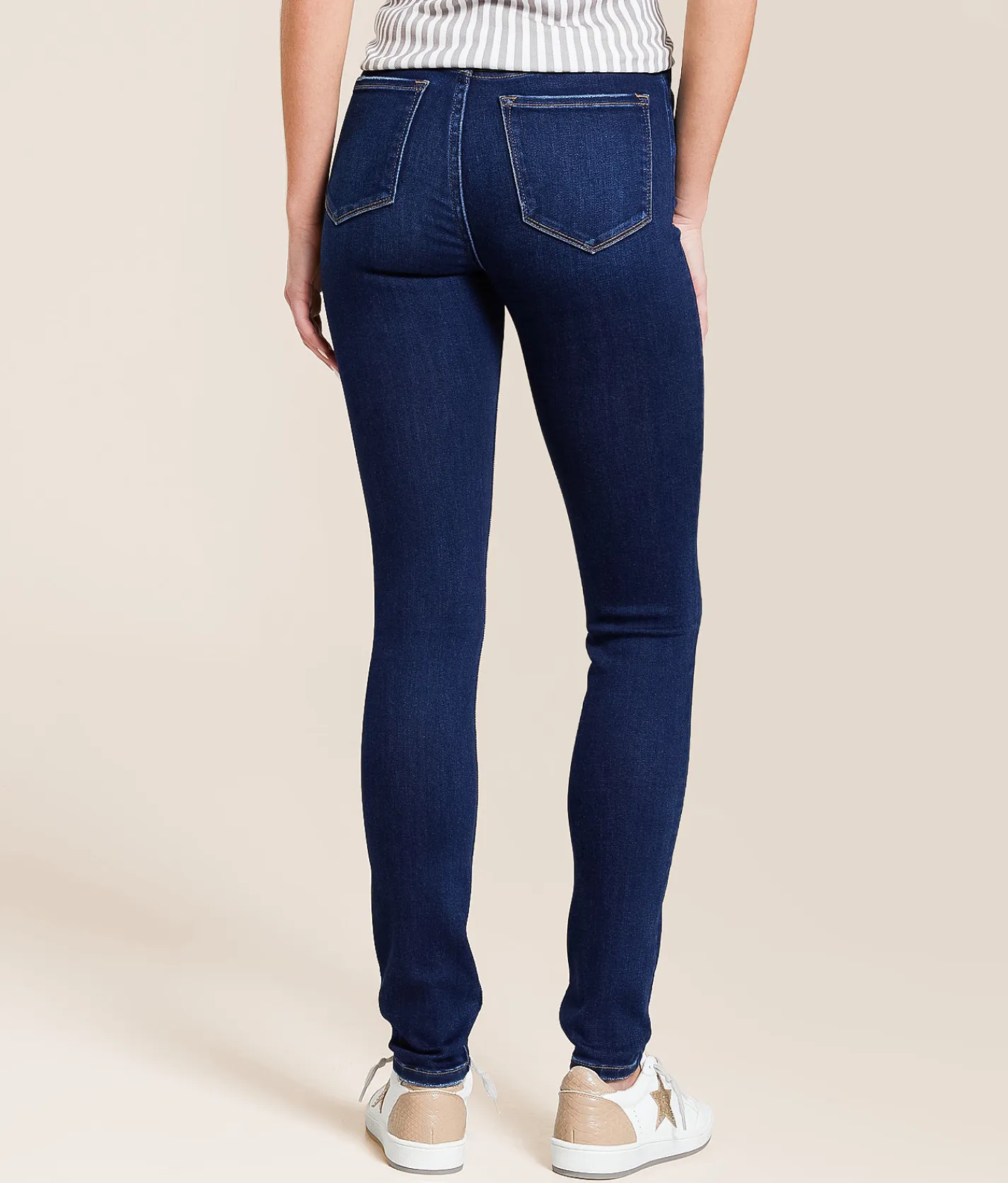 VERVET by Flying Monkey Haylie High Rise Skinny Stretch Jean Tranquil Treasure Outlet