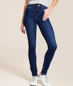 VERVET by Flying Monkey Haylie High Rise Skinny Stretch Jean Tranquil Treasure Outlet