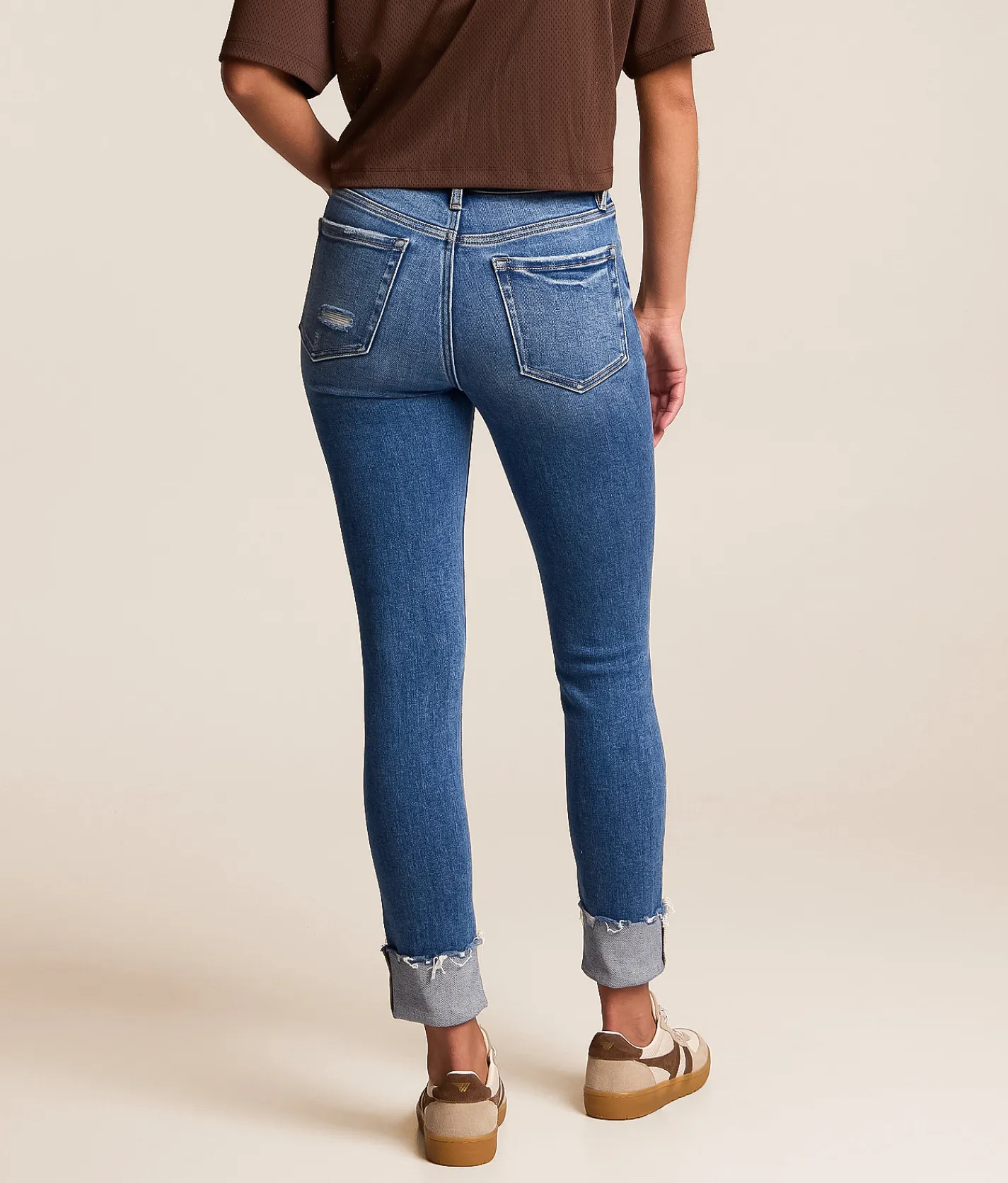 VERVET by Flying Monkey Haylie Mid-Rise Ankle Skinny Jean Replenisher Best