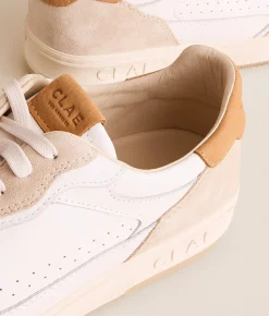 CLAE Haywood Leather Sneaker Fog Leather Safari New