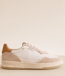CLAE Haywood Leather Sneaker Fog Leather Safari New