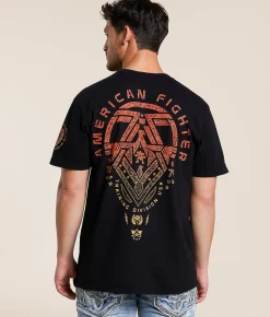 Tops|Graphic T-Shirts | American Fighter Hazelwood T-Shirt Black