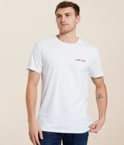 Graphic T-Shirts | Ariat Hazy Horizon T-Shirt White