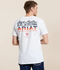 Graphic T-Shirts | Ariat Hazy Horizon T-Shirt White