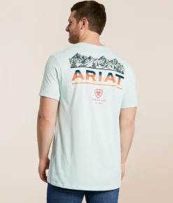 Ariat Hazy Horizon T-Shirt Wan Blue