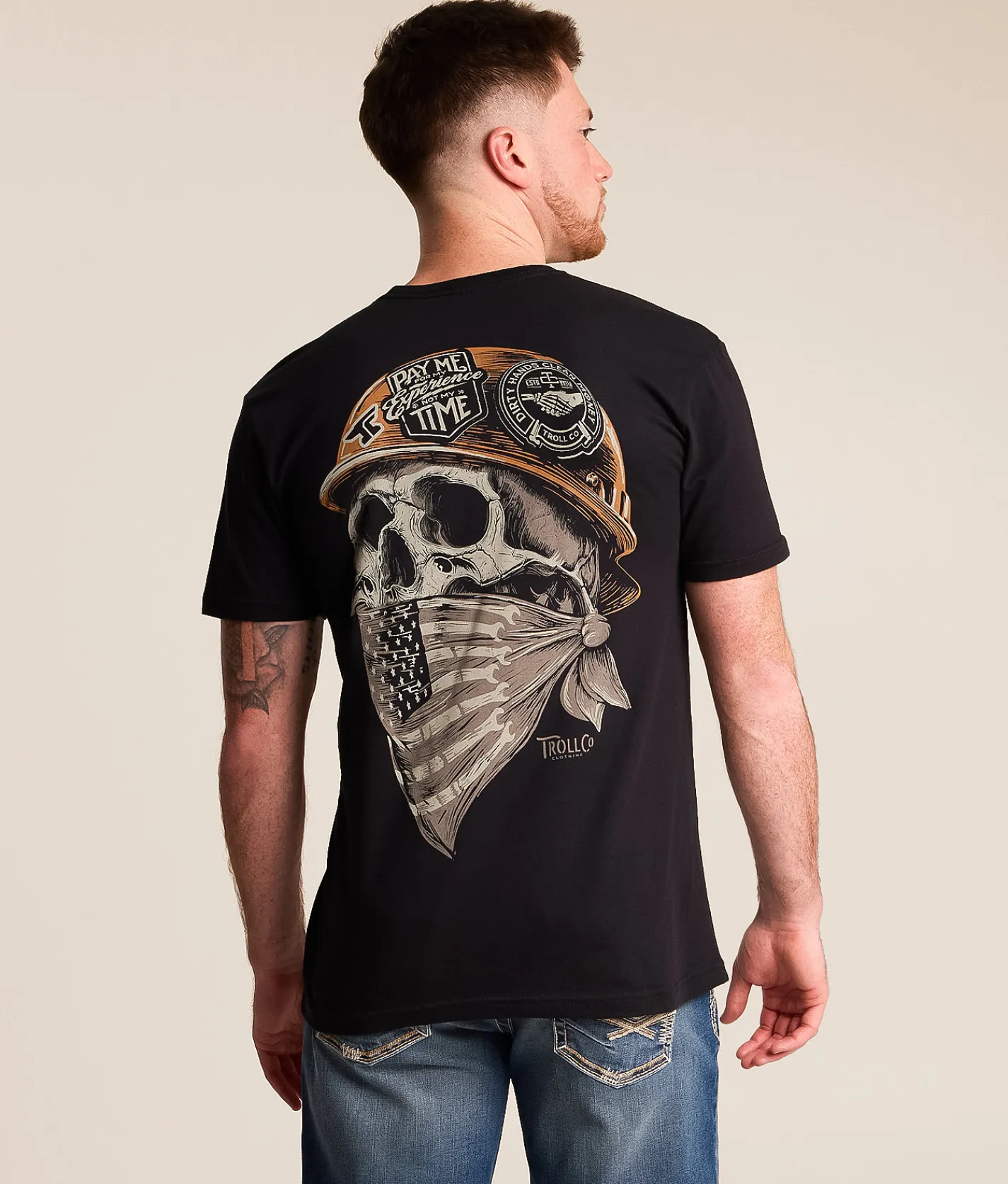 Graphic T-Shirts | Troll Co Headstrong T-Shirt Black