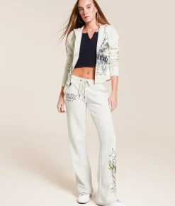 Ed Hardy Heart Hoodie Ivory