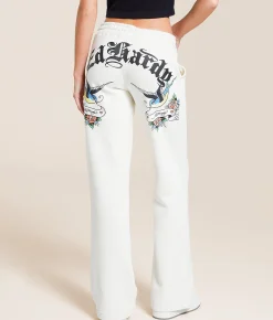 Bottoms | Ed Hardy Heart Sweatpant Ivory