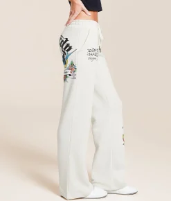 Bottoms | Ed Hardy Heart Sweatpant Ivory