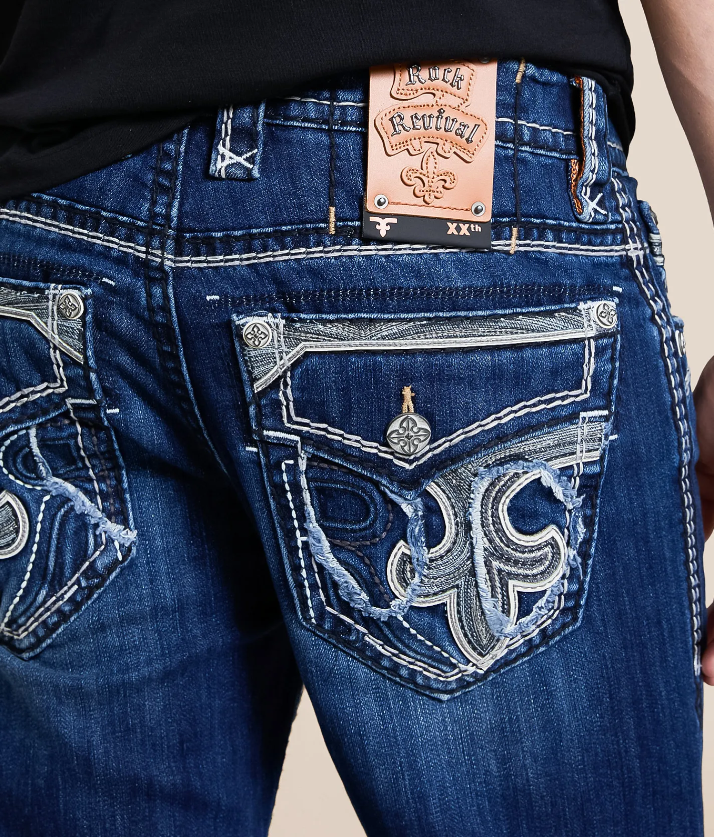 Bottoms | Rock Revival Heath Alternative Straight Stretch Jean Heath J202