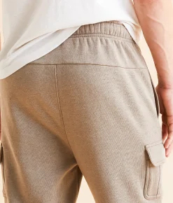 Bottoms | Nova Industries Heathered Cargo Jogger Brindle