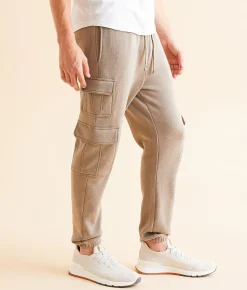 Bottoms | Nova Industries Heathered Cargo Jogger Brindle