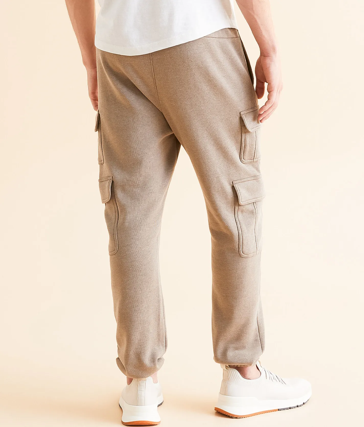 Bottoms | Nova Industries Heathered Cargo Jogger Brindle