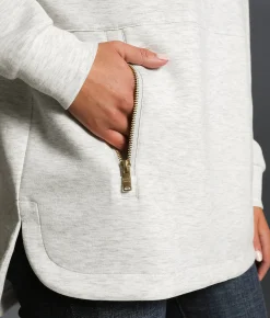 Tops | Buckle Black Heathered Pullover Heather Grey