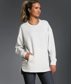 Tops | Buckle Black Heathered Pullover Heather Grey