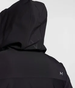 Maven Co-op Heat Quilted Softshell Hooded Jacket Black