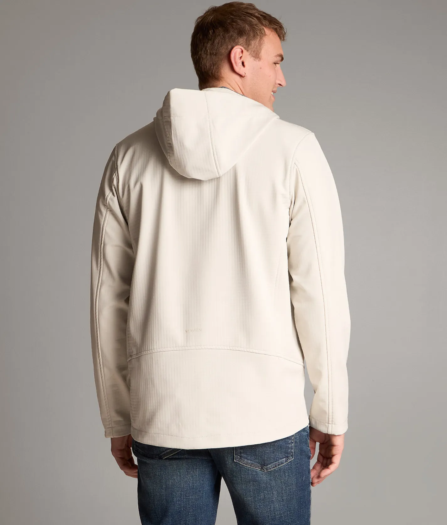 Maven Co-op Heat Softshell Hooded Jacket Off White Sale