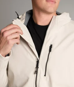 Maven Co-op Heat Softshell Hooded Jacket Off White Sale